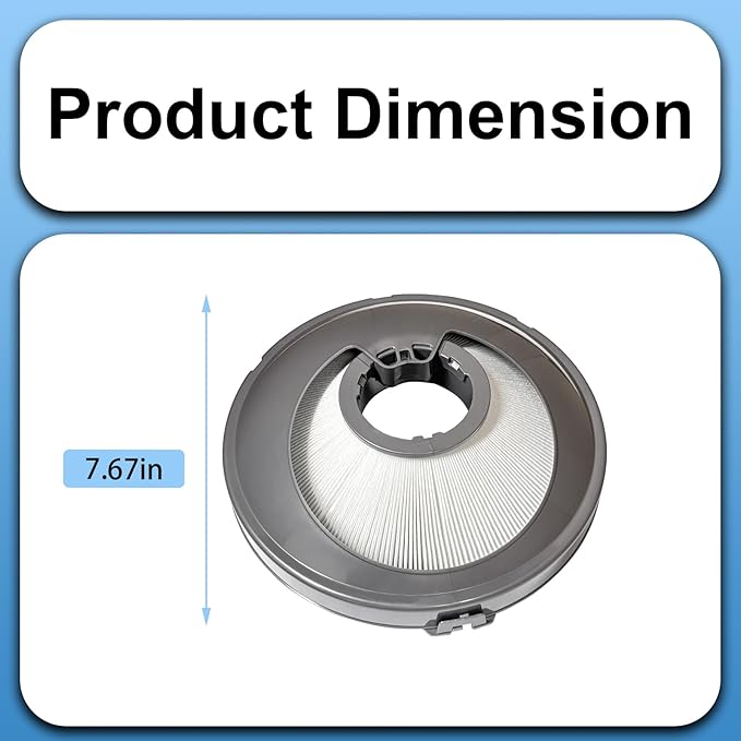 2-Pack UP14 Pre-Motor Filter Replacement for Dyson Cinetic Big Ball DC77/DC75 Upright Vacuums (Part # 966516-01, 966977-01)