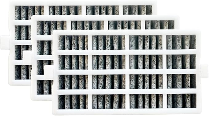 3 Pcs Refrigerator Air Filter Replacement Fit for Whirlpool WRF767SDHV05, WRF767SDHZ00, WRF767SDHZ01, WRF767SDHZ02