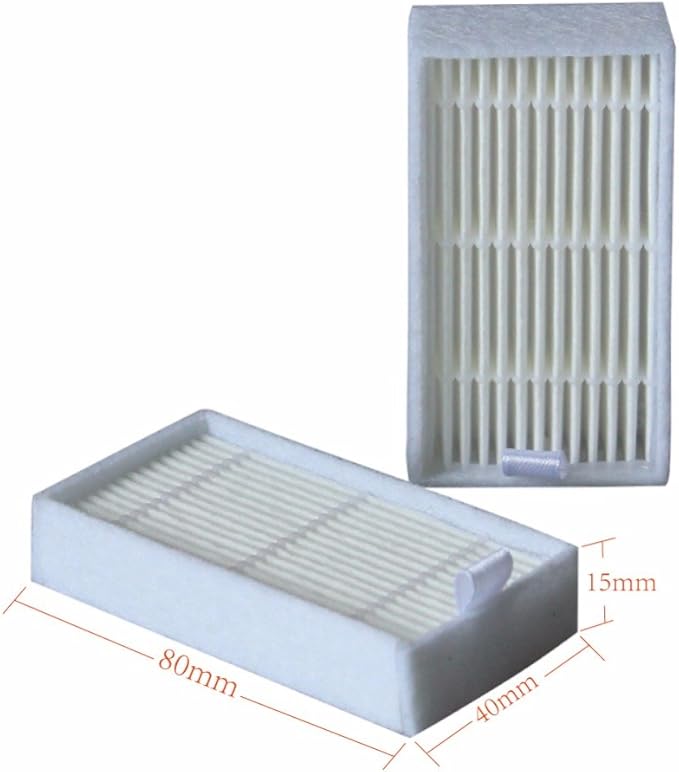 Replacement Parts for ILIFE V3, V3s, V3s pro, V5, V5s, V5s pro Vacuum Cleaner, ILIFE Robot Vacuum Replacement Parts Ilife Vacuum Filters