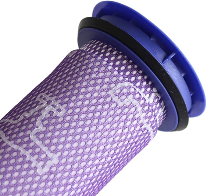 Vacuum Filter Replacement Kit for Dyson Compatible with Dyson V7, V8 Animal, V8 Absolute & SV10 - Replaces Part # 965661-01 & 967478-01, Washable & Reusable, Improves Performance & Air Quality