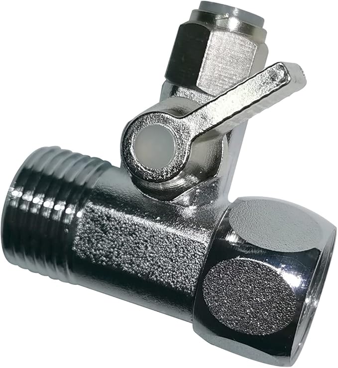 Malida Ball Valve Water Faucet Tap Feed Water Filters RO Reverse Osmosis (1, Conjoined,1/2" x 1/2" x 1/4")