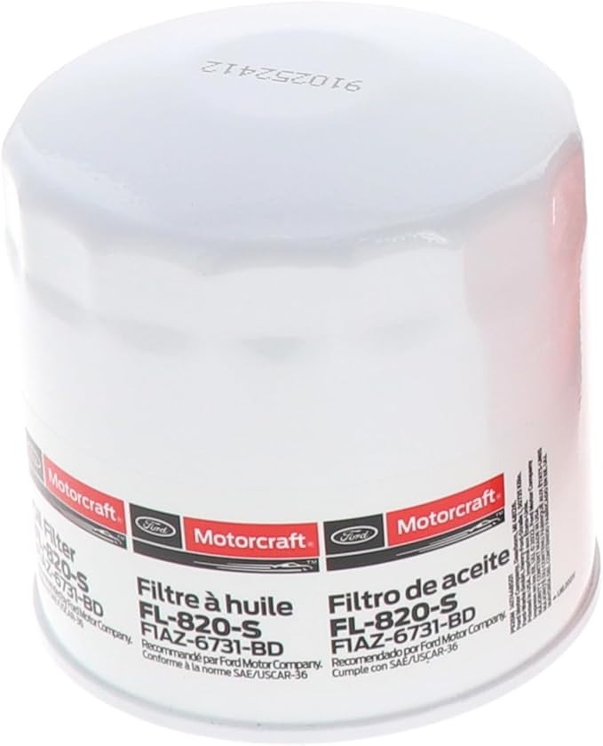 Motorcraft Engine Oil Filter - FL-820-S (OE Replacement for Select Models and Years of Ford, Lincoln, & Mercury Vehicles)