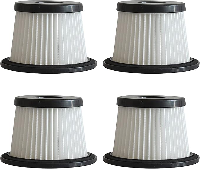 VideoPUP 4pcs Replacement HEPA Filter Washable Resuable Vacuum Dust Filters Compatible with K24 Cordless Vacuum