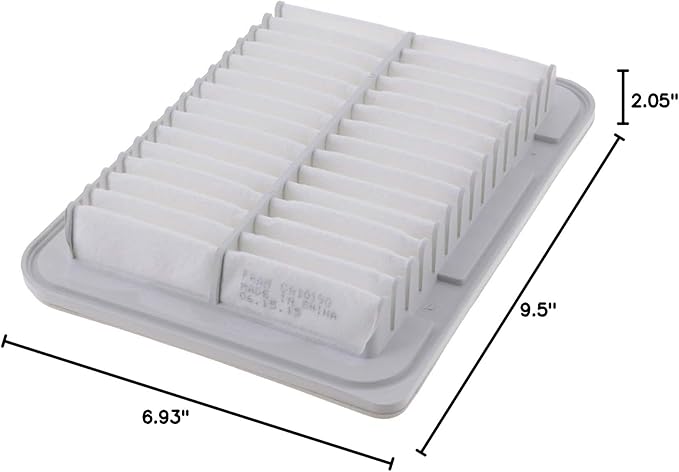 FRAM Extra Guard CA10190 Replacement Engine Air Filter for Select Toyota, Scion and Pontiac Models, Provides Up to 12 Months or 12,000 Miles Filter Protection