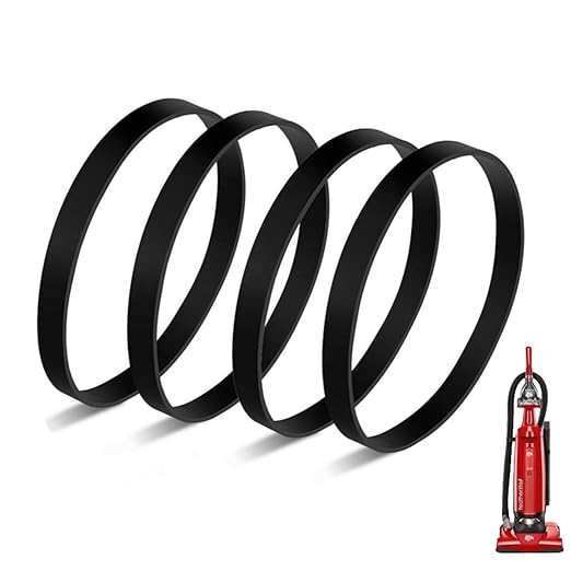 4 Replacement Belts for Dirt Devil (Royal) Upright Vacuum Cleaner Style 5 Power Max Pet, Featherlite, Swivel Glide Series, Replace Parts 1LU0310X00, 3720310001 and 1540310001