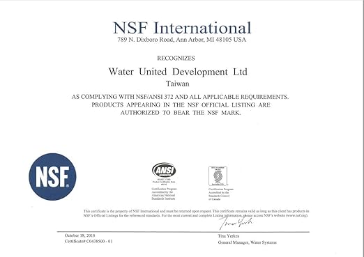NSF Certification Water Filtration Reverse Osmosis Faucet (Polished Chrome) Lead-Free Advanced RO Tap for Drinking, Kitchen Sink Cooking, Cleaning | Safe, Healthier …