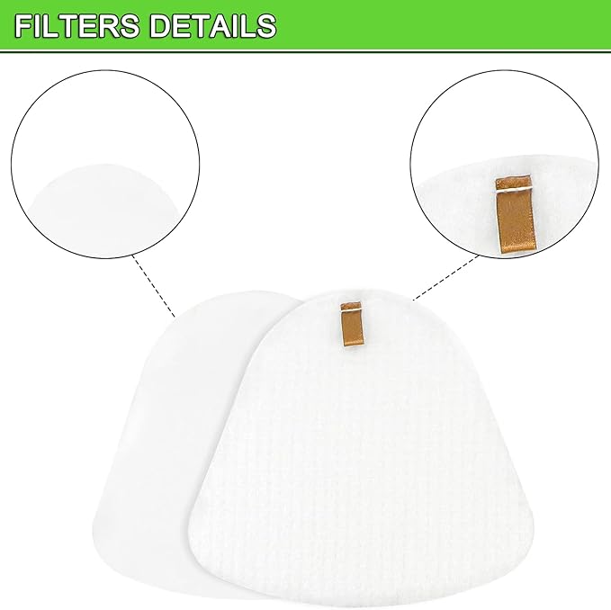 Shark Replacement Filter Set XFF350 Compatible with Shark Navigator Lift-Away vacuum NV350, NV351, NV352, NV355, NV356, NV356E, NV357, NV360, NV370, NV391, UV440, UV490, UV540（3-Sets Foam & Felt）