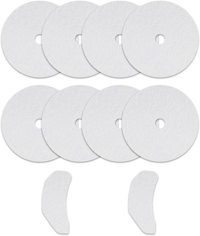 10 PCS Dryer Exhaust Filter suitable for Panda Lint Filter Cloth Dryer Replacement Include 8 Exhaust Filters & 2 Air Intake Filters Replacement suitable for Pan.da, Son.ya, A.vant, Magic Chef Dryers