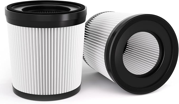 Leemone Filter Replacement Compatiable with Fabuletta FSV101 & FSV001, Lubluelu 202, Girnoor G160 & G165, Afoddon A300, Oraimo OSV-102, Besswin W26, VacLife VL732 Cordless Vacuum Cleaners, 2 Pack