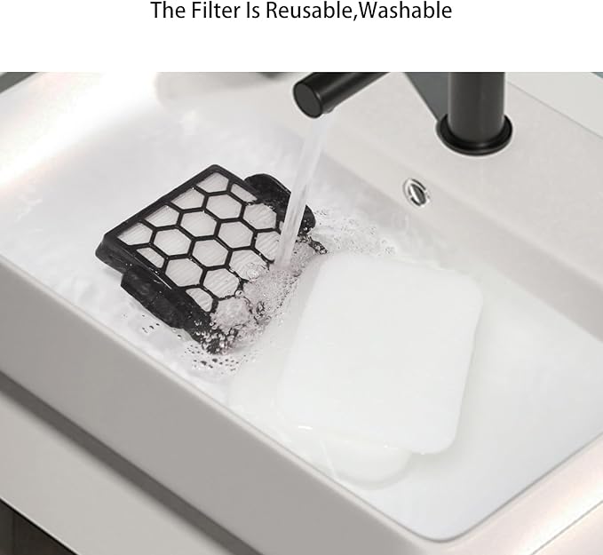Replacement Filter Compatible with Shark ZU51 NV250 ZU60 ZU62 ZU102 ZU55 NV150 NV151 ZU62C NV255 Navigator Swivel Pro Complete Upright Vacuum