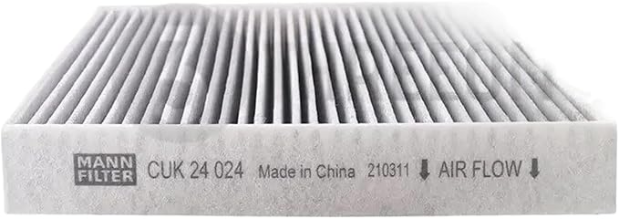 CUK24024 Cabin Filter Compatible For Hyundai Kona EV 97133-F2200 97133F2200 QOROS Qoros 3 1.6L 11.2013-1.6T 11.2013-100002158