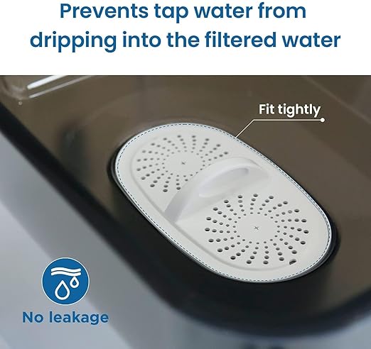 [Original] Waterdrop WD-PF-01A Plus NSF Certified Replacement Filters for All Waterdrop Pitcher and Dispenser Filtration System, Reduces Lead, PFAS, PFOA/PFOS, Last Up to 200 Gallons (4 Packs)