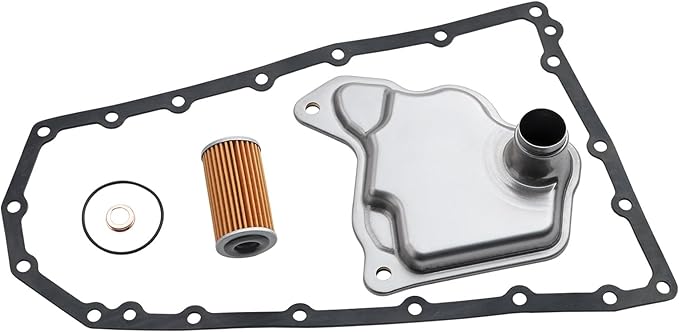 RE0F10D JF017E Transmission Filter Oil Pan Gasket Kit Fit for Nissan Altima Maxima Quest Murano Pathfinder Infiniti Qx60 Replaces# 31728-29X0D 31726-3JX0A 31726-28X0A
