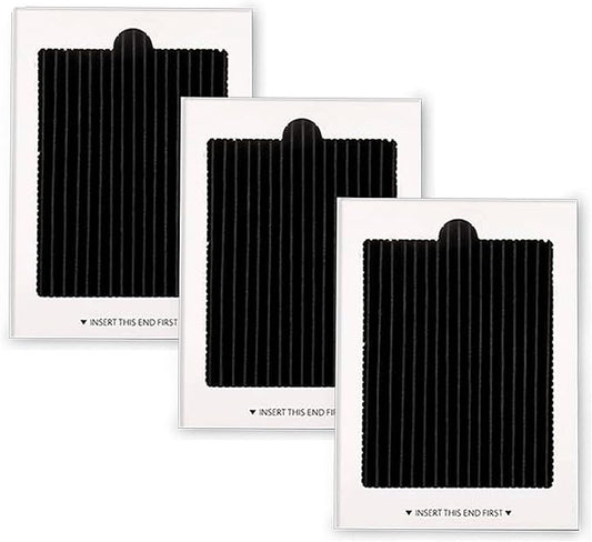 SEISSO Refrigerator Air Filters Replacement Compatible with Frigidaire PAULTRA Pure Air Ultra, EAFCBF Air Filter for Electrolux - Reduce Odors with Activated Carbon Technology - Part 242061001-3 Packs