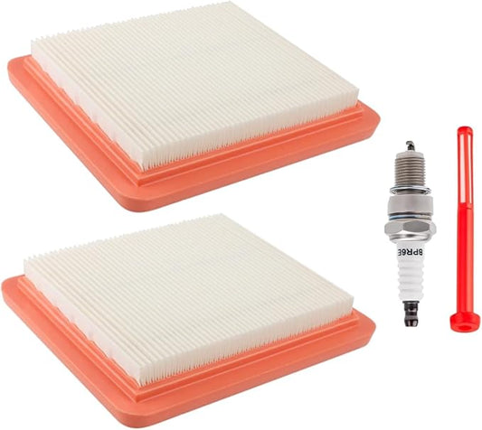 GCV160 Air Filter Fuel Filter for Honda GCV 160 GCV 170 GCV170 GCV190 GCV200 GC190 HRX217 HRN 216 HRR216 Lawn Mower Tune Up Kit Replace 17211-Z8B-901