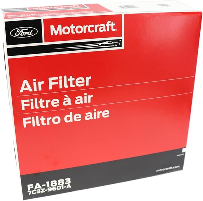 Motorcraft Engine Air Filter - FA-1883 (OE Replacement Part for Ford: 07-26 Expedition/09-26 F-150/08-16 Super Duty (F-250/F-350/F-450/F-550) and Lincoln: 09-14 Mark LT/07-26 Navigator Vehicles)