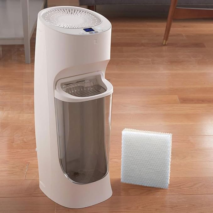 HQRP 2-Pack HFT600 Humidifier Wick Filter for Honeywell Filter T HFT600PDQ Replacement for Honeywell HEV615 HEV620 HEV600 Series Top Fill Cool Mist Humidifiers