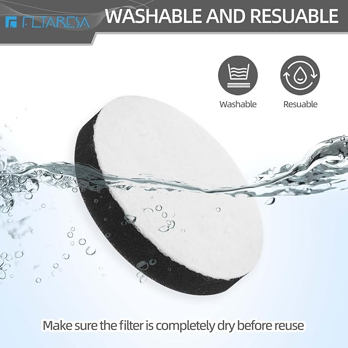 E0106 Air Speed Vacuum Filter for Eureka NEU100 NEU10AE4 NEU102 NEU10AE5 NEU10AE2 Compact Bagless Upright Vacuum Cleaner - 8 Pack Air Speed Foam Replacement Filters