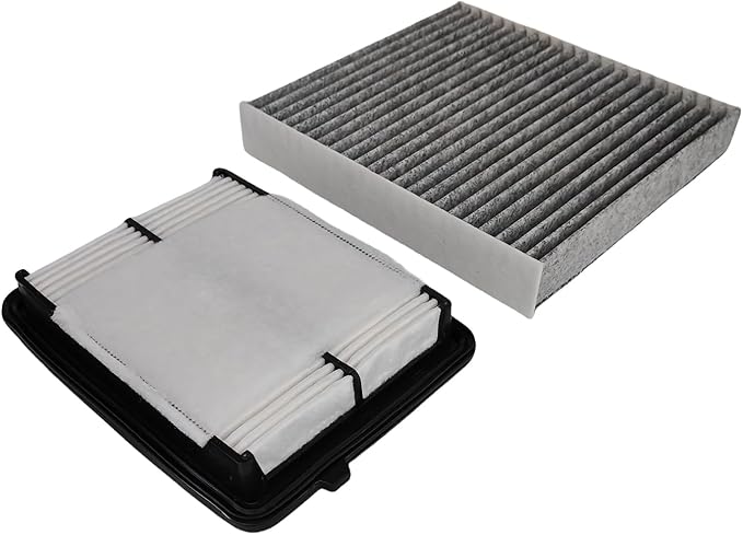 Engine & Cabin Air Filter Fit for 2018-2024 Nissan Kicks L4 1.6L, 2020-2024 Versa L4 1.6L, Replace 165465RA0A 165465RB1A 272776CA0A 278915RB0A