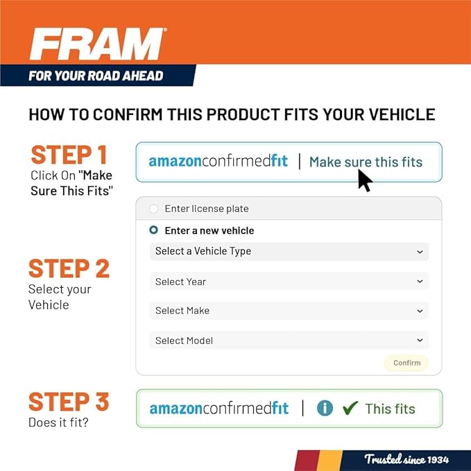FRAM Fresh Breeze Cabin Air Filter Replacement for Car Passenger Compartment w/ Arm and Hammer Baking Soda, Easy Install, CF11664 for Hyundai / Kia Vehicles