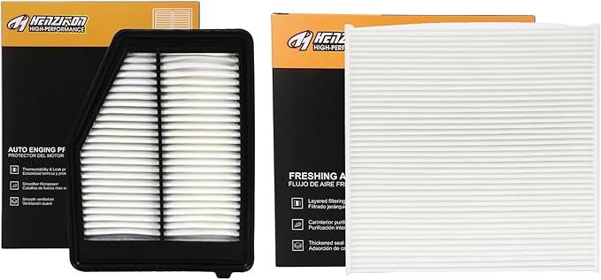 17220-64A-A00 80291-TF3-E01 Air & Cabin Filter Compatible with Honda Civic 1.5L 2022-2023