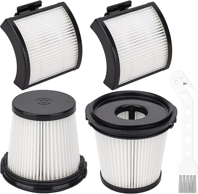 IW3511 BU3521 Filters For Shark IW3511 IW1111 IW1120 Detect Pro Lightweight Cordless Stick Vacuum Cleaner and Shark BU3523 Clean Empty Portable Handheld Vacuum,2 HEPA Filter + 2 Pre-motor Dust Filter