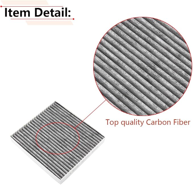 RLB-HILON Cabin Air Filter Compatible with Hyundai Elantra | Santa Fe | Ioniq 5 | Tucson Sport Utility | Sonata Sedan, for Kia K5 Sedan, for 2020 2021 2022 2023 Year, for 97133-L1000