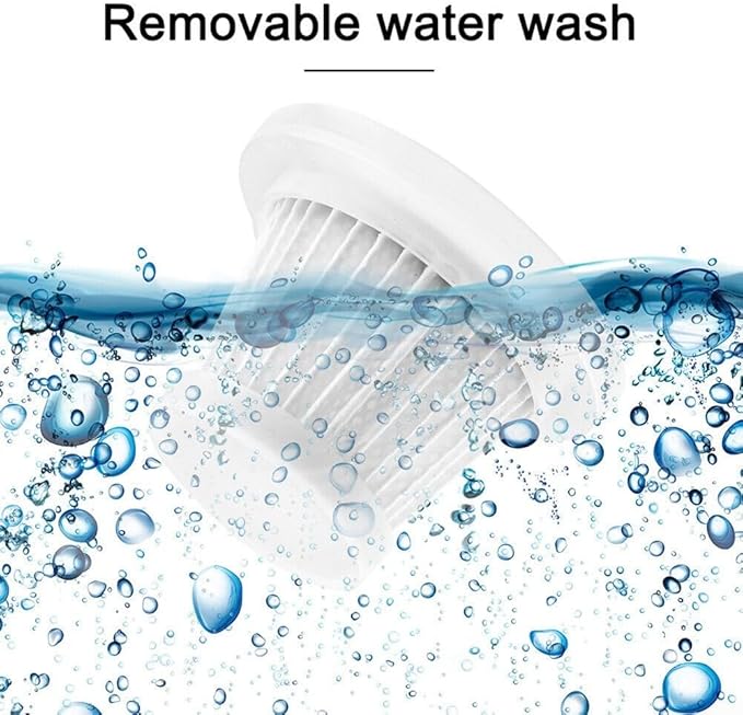 Vacuum Cleaner With Washable Filter Cartridge Replacement Set For Common Models, Strong Suction For Home