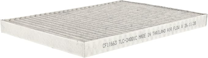 FRAM Fresh Breeze Cabin Air Filter with Arm & Hammer Baking Soda, CF11663 for Select Buick, Chevrolet, GMC and Saturn Vehicles, white