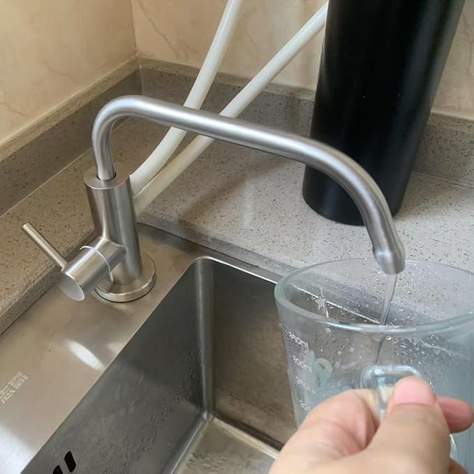 Alkaline Water Filtered Faucet, Ro Faucet Stainless Steel for Alkaline Water Filtration System Water Ionizer