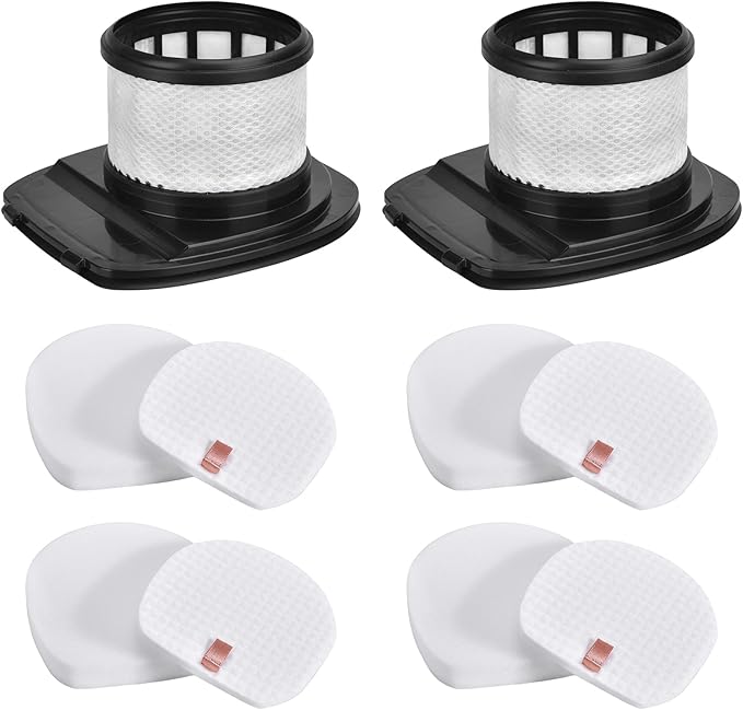 WZ240 filter replacement for Shark Pet Cordless Stick Vacuum WZ250 WZ140 IX140 IX142 IZ140 IZ142 IZ242 UZ145 UZ155 Part, 2 Post-motor+ 4 Foam& Felt Filters, replace to part #616FJ140& 617FJ140