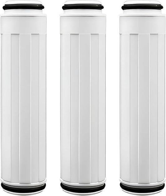 Multi-Stage Shower Filter Replacement compatible with FEELSO 3 Spray and 4 Spray Filtered Shower Head with Handheld, 15-Stage Filtration, 3-Pack