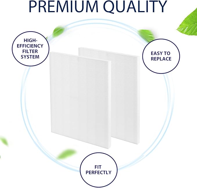 D480 Replacement Filter D4 Compatible with Winix D480 Air Cleaner Purifier Ture HEPA Only, Item Number 1712-0100-00, D4 Filter 3 Pack
