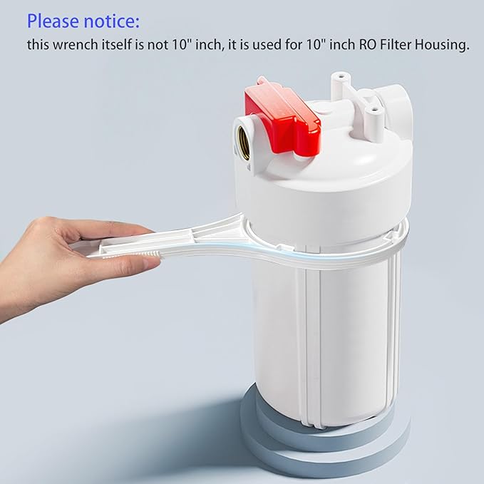 DlGITEN Wrench for 10" inch Reverse Osmosis Water Filter Canister Housing, Suitable for 10-inches-High RO Filter Housing (Wrench NOT 10" inch)