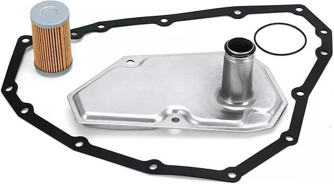 Transmission Filter Oil Pan Gasket Kit Fits for Nissan, 2014-2019 Versa Note; 2012-2019 Versa; 2013-2019 Sentra, Replaces 31728-3JX0A, 31728-3JX0B, 31728-04X0B, 2824A021