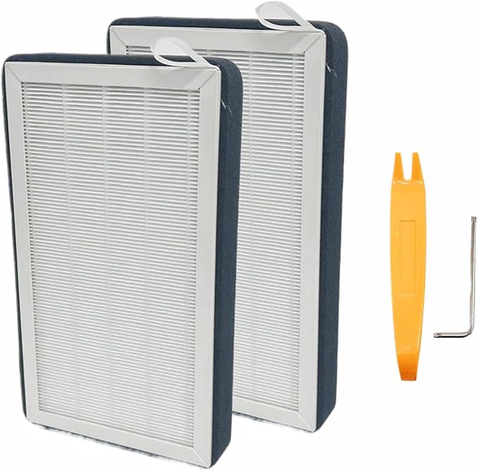 Aekegrep- Model 3/Model Y Air filter.HEPA activated carbon. Tesla Model 3 Model Y Cabin air Filter replacement accessories. 2Pack.