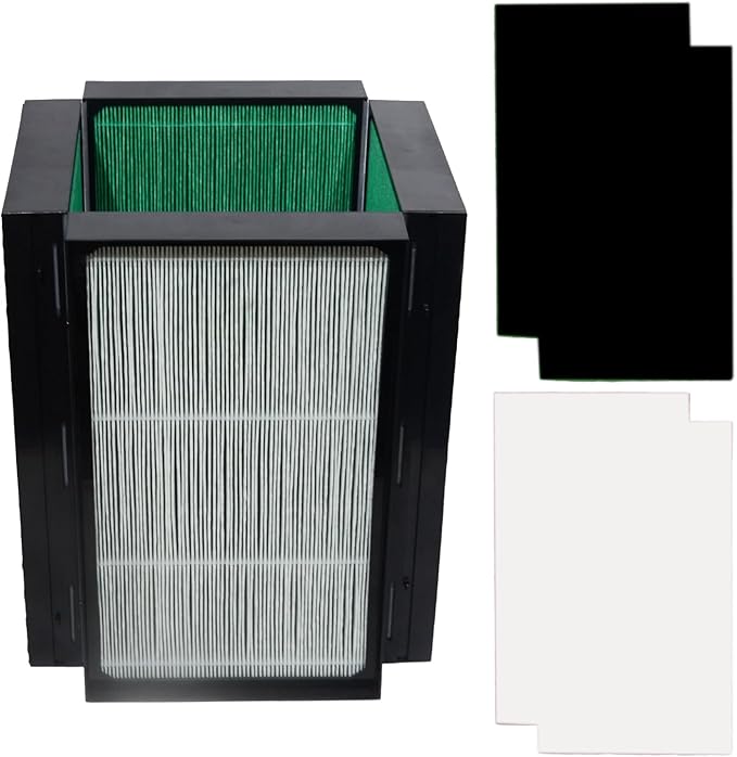 PUREBURG Replacement Filter Compatible with Coway Noble Air Purifier AP-2021A, H13 HEPA & Customized Pre-Filters (2 Set)