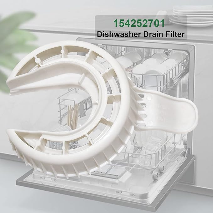 154252701 5304506518 Drain Filter Dishwasher for Frigidaire Dishwasher 154252702 AP2109132 419238 AH420500 EA420500