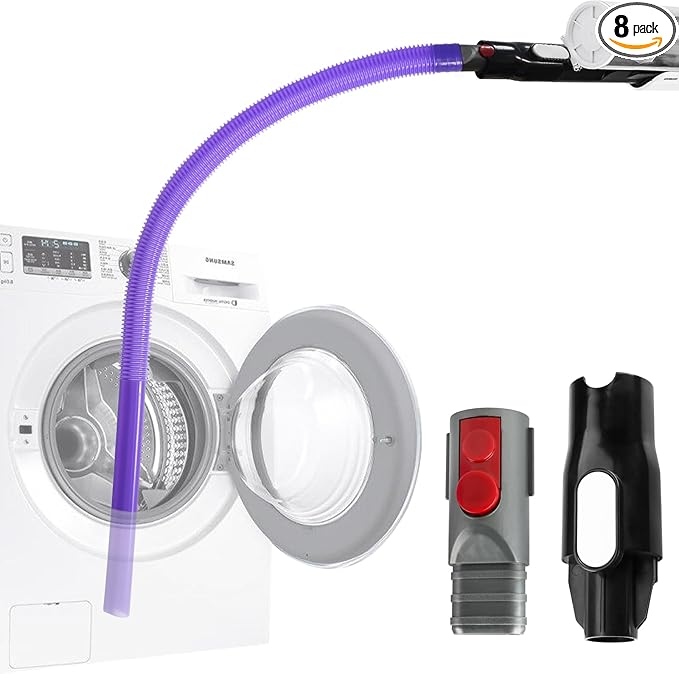 LVAC-200 Dryer Vent Cleaner Kit Fit for Levoit LVAC-200 Cordless Stick Vacuum Cleaner, 1 Dryer Vent Cleaner Kit + 1 Universal Adapter Tube