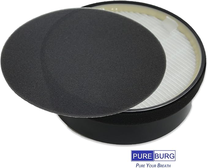 PUREBURG LV-H132-RF Replacement Filter Compatible with Levoit LV-H132 Air Purifier,2-Pack H13 HEPA + 4 x Activated Carbon Filter 4-Stage Filtration Air Clean Dust VOCs