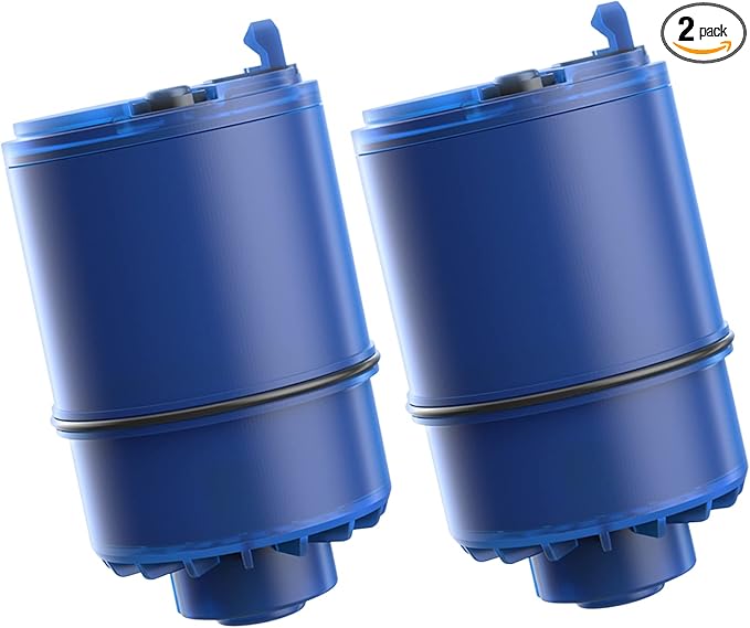 2 Pack Faucet Filter Replacement for All PUR®Plus Water Filter Replacement, Pur® Filter Replacement RF-9999®, NSF 42 Certified, 600-Gallon Long Lifespan, Aqua Crest