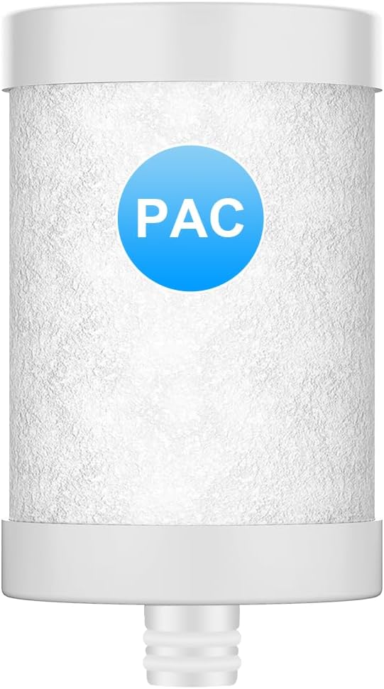 WINGSOL Replacement Filter Cartridge for Faucet Filter Compatibel with: WS-FM001-PAC/5in1/PC/CRM/(LED), WS-FM002-PAC/(LED), Carbon Fiber, 1 Pack