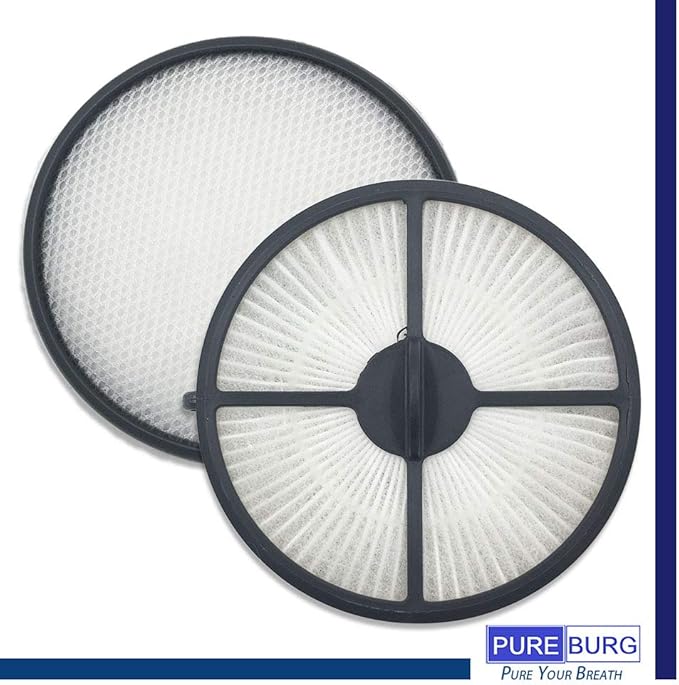 PUREBURG 303903001 303902001 Replacement Filter Kit Set Vacuum Cleaner HEPA Filters Compatible With Hoover 303903001 & 303902001 fits Windtunnel UH70400 UH70402 UH70405 and More