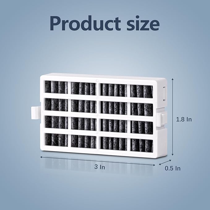 Whirlpool W10311524 Refrigerator Air Filter Replacement – FreshFlow Compatible, 6 Pack for Whirlpool, KitchenAid, Maytag & Jenn-Air Fridges