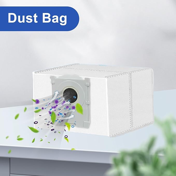 Chuancheng 19 Pcs Accessories for Ecovacs Deebot X9 Pro Omni / X11 Pro Omni Robot Vacuum Cleaner,1 Main Brush 1 Roller Mop 6 Dust Bag 4 HEPA Filter 6 Side Brush 1 Cleaning Brush