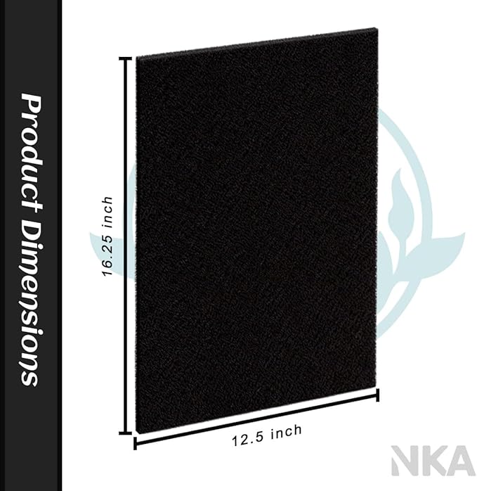 8-Pack Activated Carbon Pre-Filters Compatible with Winix AM90, C535, 5300 - Odor Control Part Filter A 115115 Size 21, 12.5” x 16.25” x 0.2” – Freshens Air & Enhances Filtration