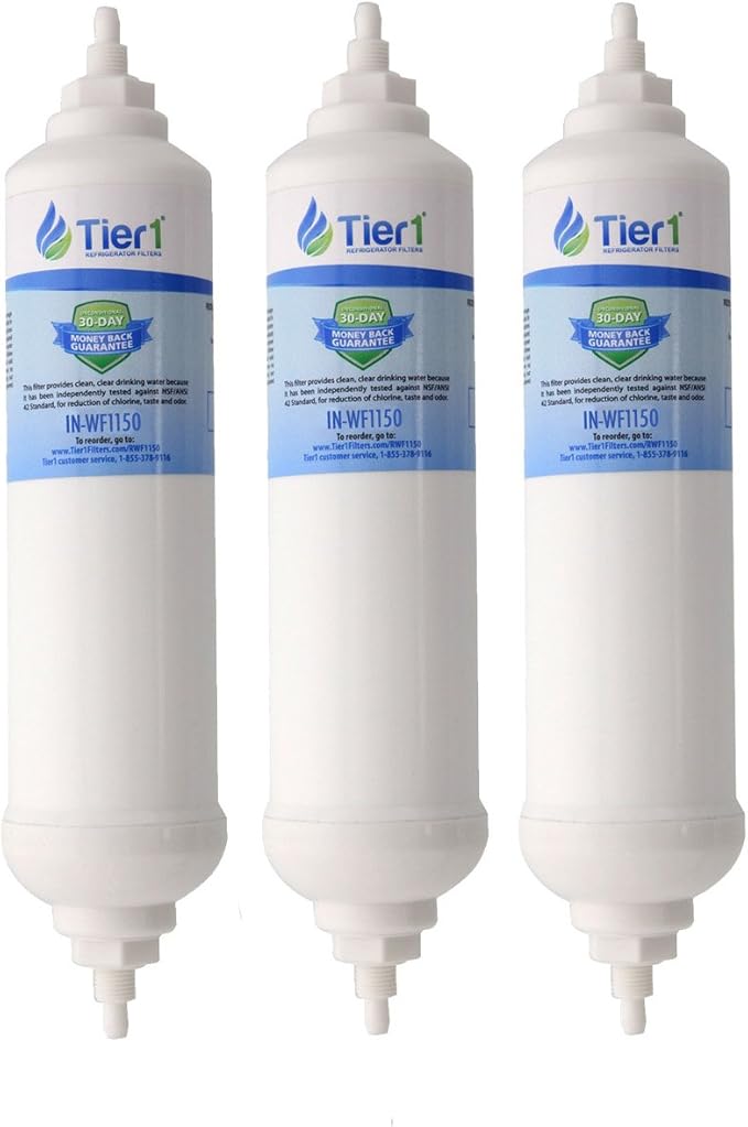 Tier1 Replacement for Samsung DA29-10105J Inline Water Filter 3 Pack