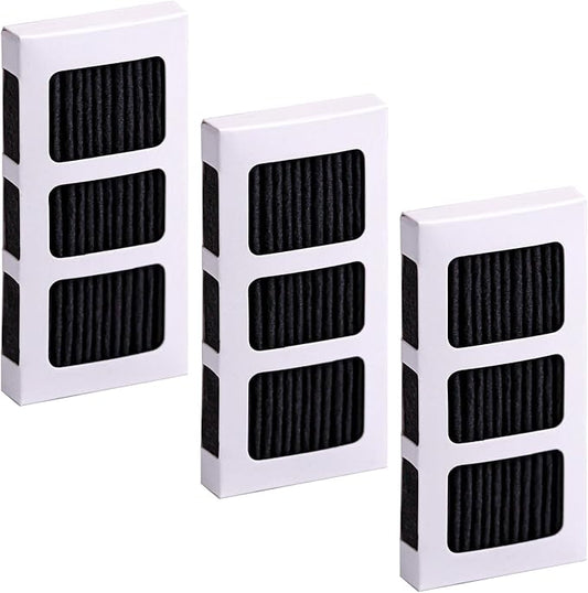 3-Pack Refrigerator Air Filter for Frigidaire Paultra2 Pure Air Ultra 2, Pureair Ultra II, Compatible with Electrolux Refrigerators - Replaces 242047805, 5303918847, EAP12364179