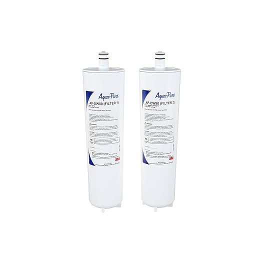 3M Aqua-Pure DW8090 Under Sink Replacement Water Filters AP-DW80/90 for Aqua-Pure AP-DWS1000