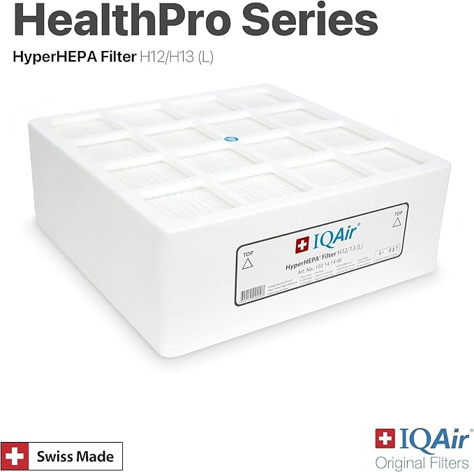 IQAir 5-Pack HyperHEPA Filter Bundle - Genuine Replacement Air Filter HealthPro Series - Filters Ultrafine Particles - Swiss Made Filters